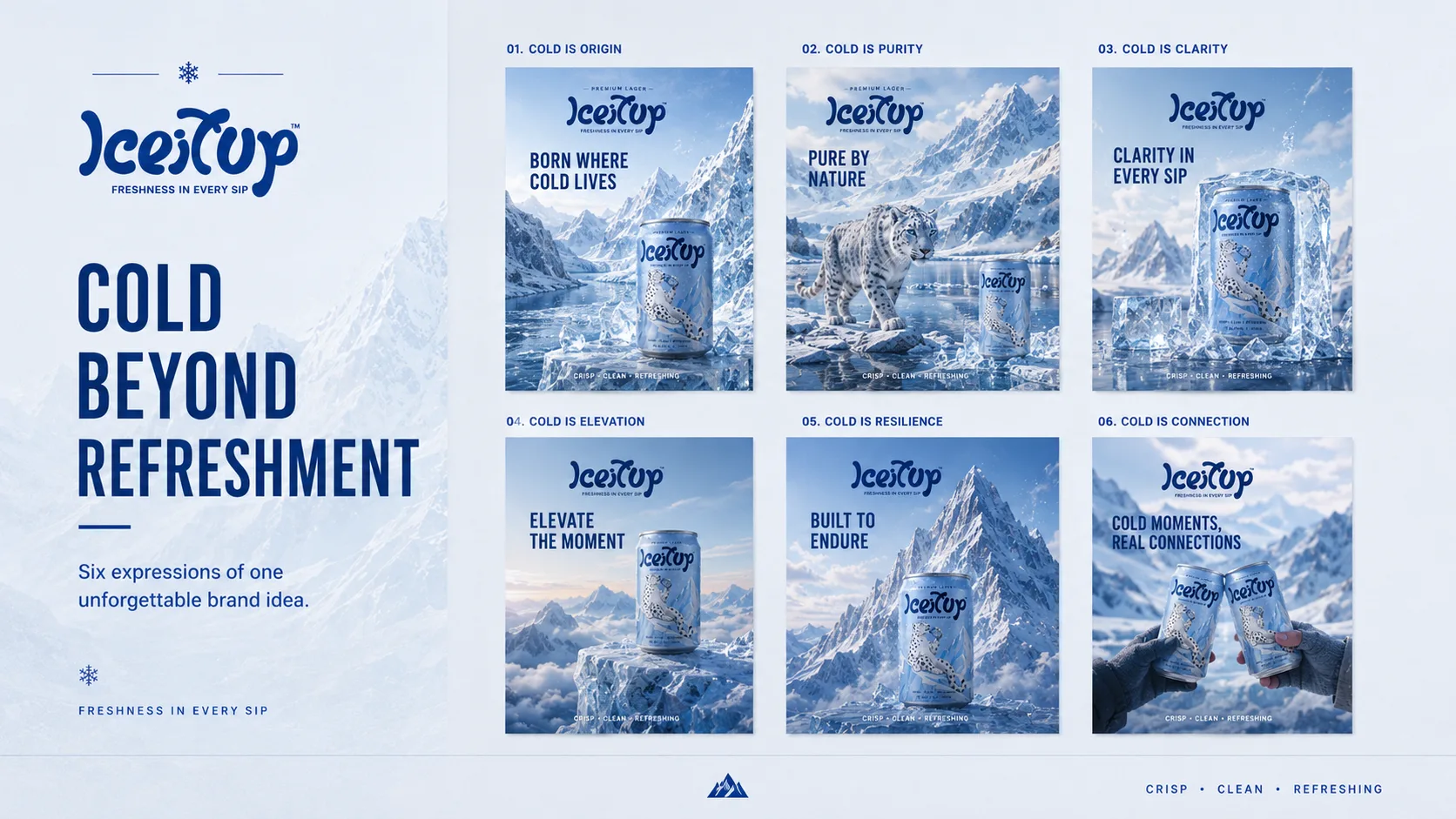 Iceitup — Packaging Design packaging & visual design mockup 11 by Raghav Chopra